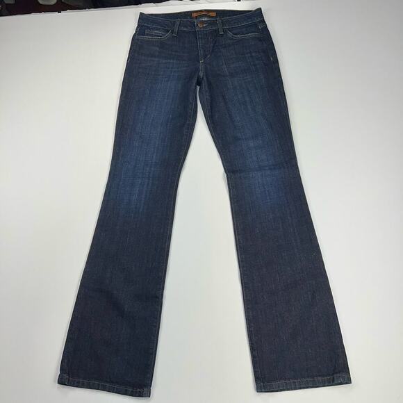Joe’s Jeans Curvy Bootcut Dark Dixie Wash Mid Rise 35” Inseam Tall Size 30 - Picture 2 of 13